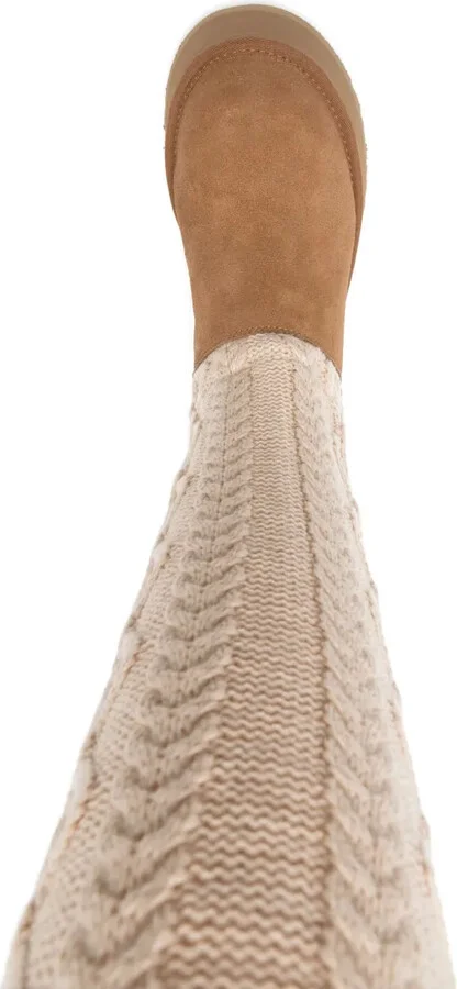 Sweater thigh-high boots - Image 4