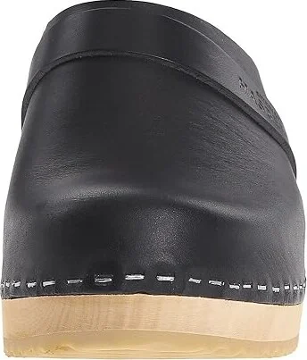 Swedish Hasbeens Swedish Husband Women's Clog Shoes Black : EU 37 (US Women's 7) B - Medium, Leather - Image 6