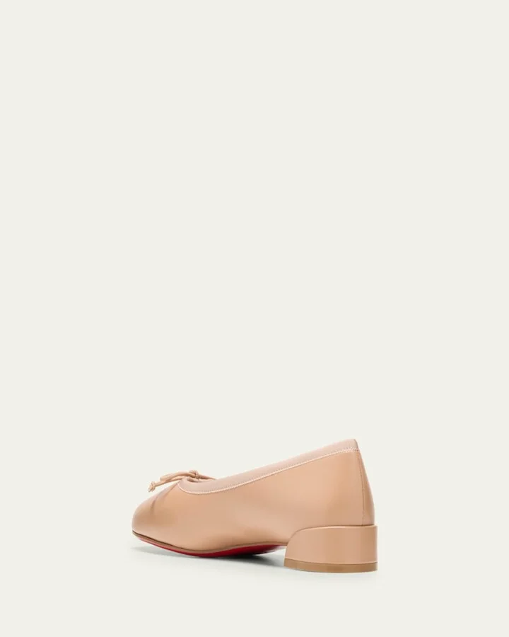 Sweet Jane Leather Red Sole Ballerina Flats - Image 10