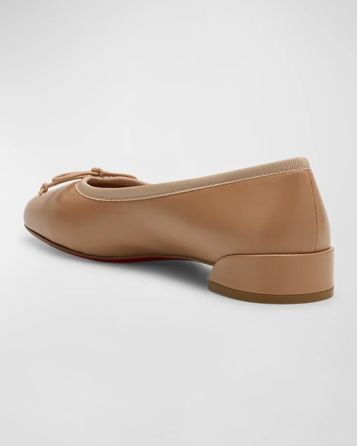 Sweet Jane Leather Red Sole Ballerina Flats - Image 6