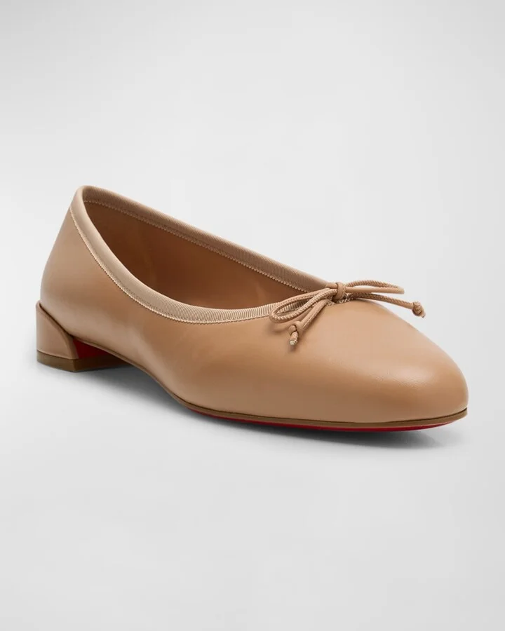 Sweet Jane Leather Red Sole Ballerina Flats - Image 7