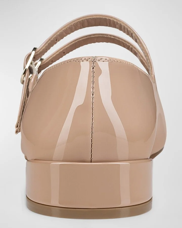 Sweet Jane Patent Red Sole Ballerina Flats - Image 5