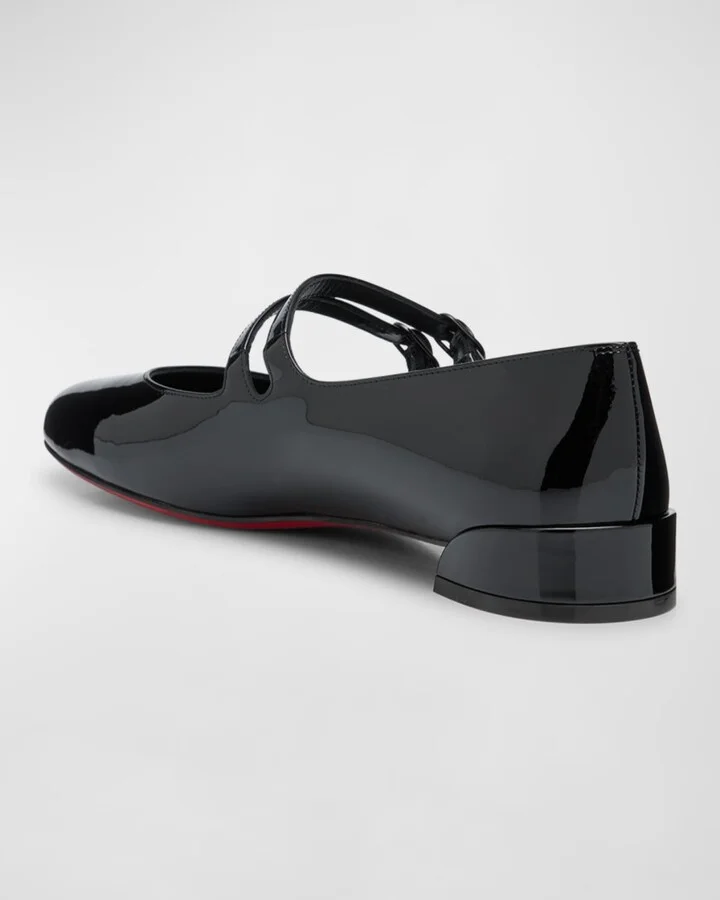 Sweet Jane Patent Red Sole Ballerina Flats - Image 10