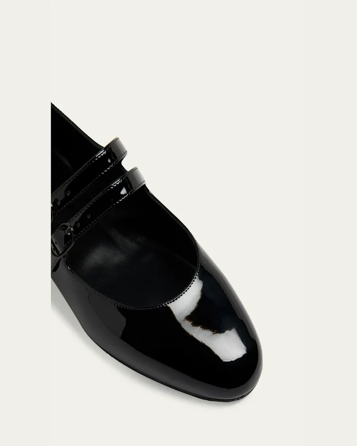 Sweet Jane Patent Red Sole Ballerina Flats - Image 4