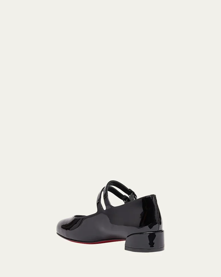 Sweet Jane Patent Red Sole Ballerina Flats - Image 2