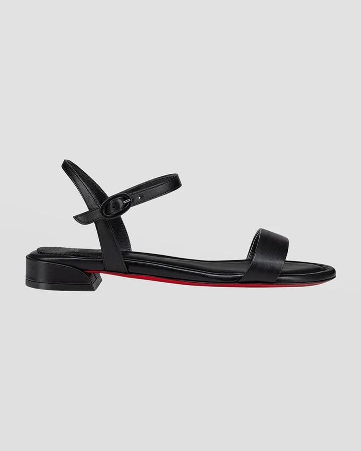 Sweet Jane Red Sole Ankle-Strap Sandals