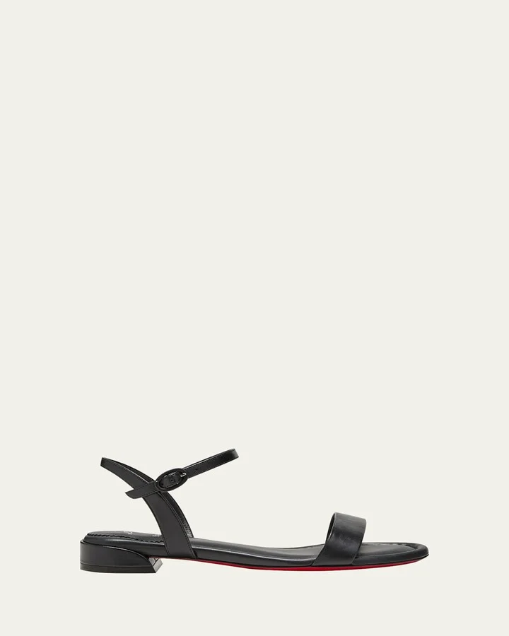 Sweet Jane Red Sole Ankle-Strap Sandals