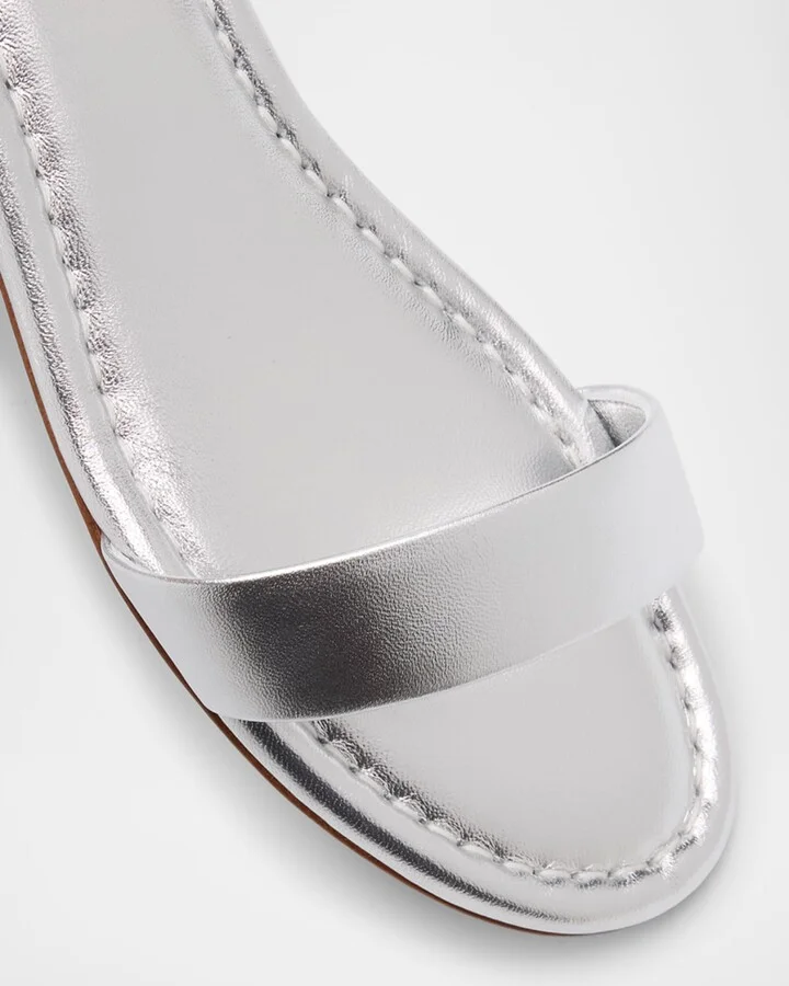 Sweet Jane Red Sole Metallic Sandals - Image 11