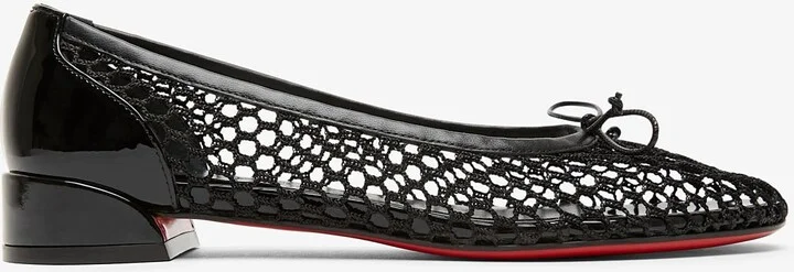 Sweetie Jane black mesh ballerinas