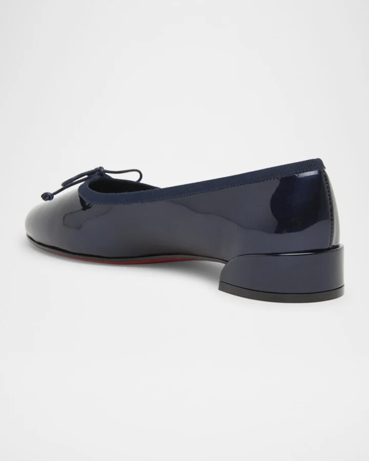 Sweetie Jane Patent Red Sole Ballerina Flats - Image 2