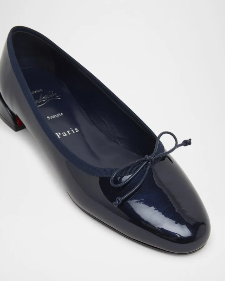 Sweetie Jane Patent Red Sole Ballerina Flats - Image 4