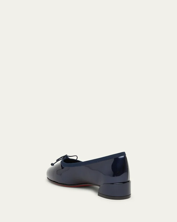 Sweetie Jane Patent Red Sole Ballerina Flats - Image 2