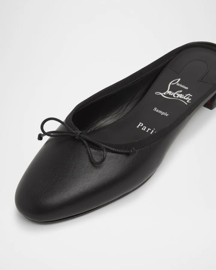 Sweetie Jane Red Sole Ballerina Mules - Image 5