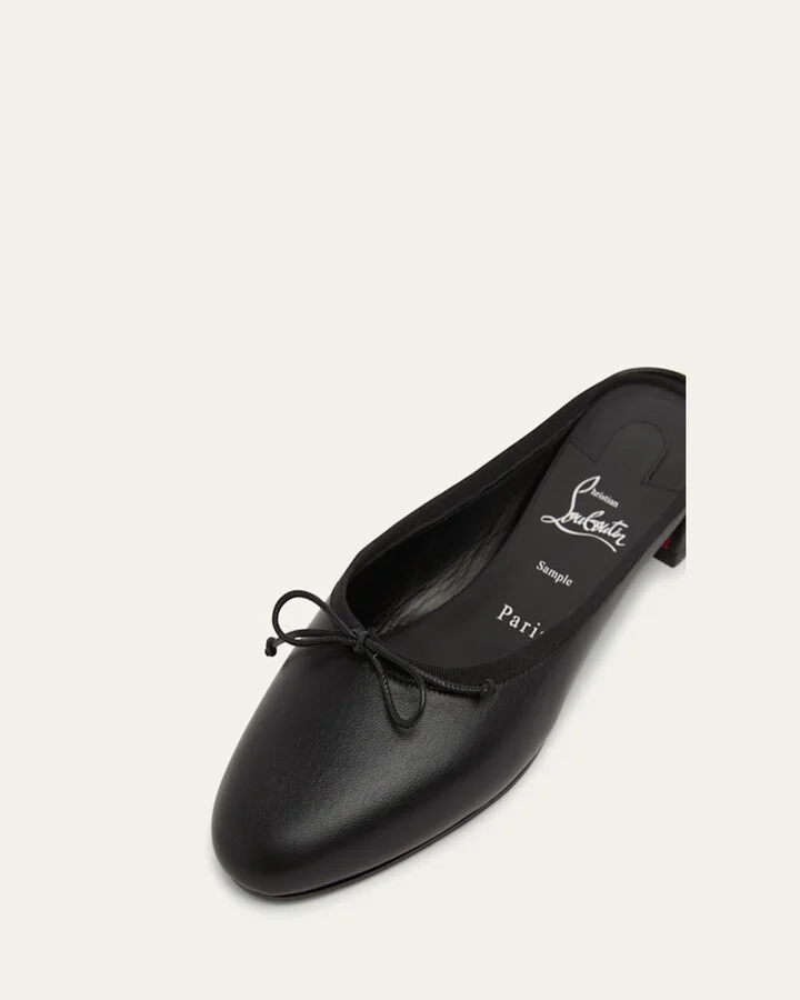 Sweetie Jane Red Sole Ballerina Mules - Image 2
