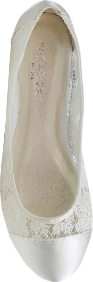 Sweetie Satin Lace Flat - Image 5