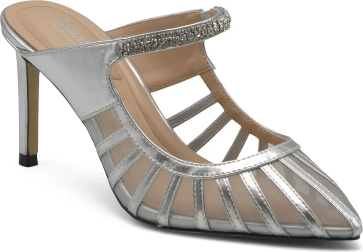 Swell Crystal Strap Mesh Mule