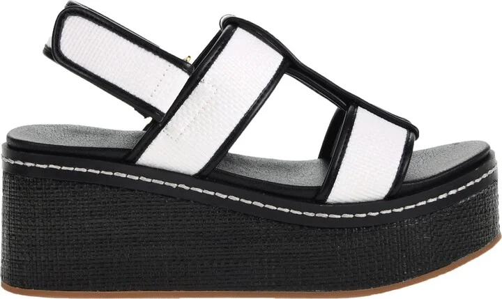Swell Raffia Platform Wedge Sandal - Image 2