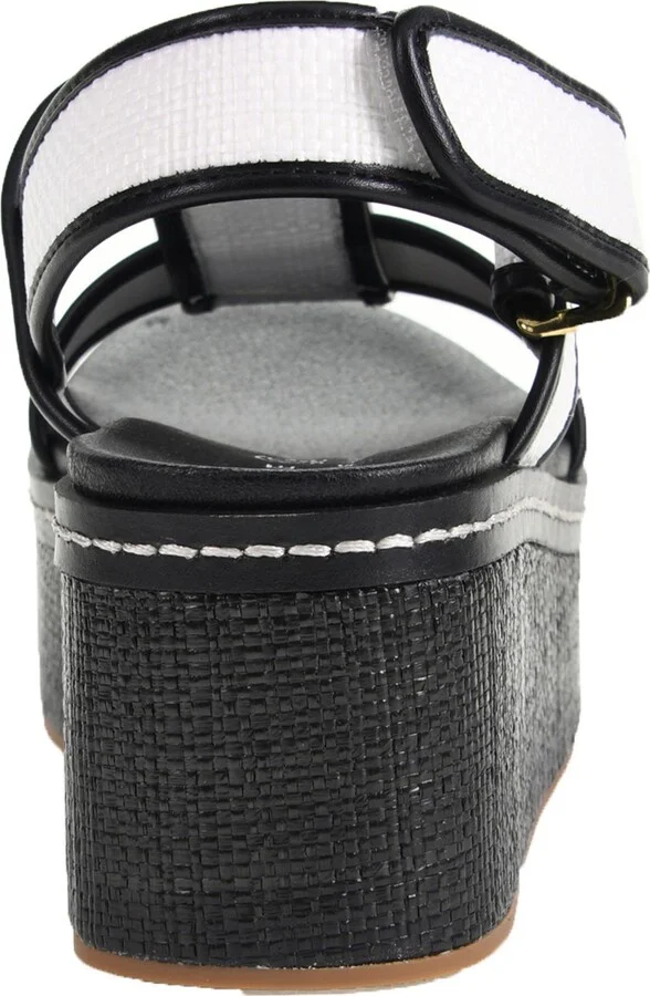 Swell Raffia Platform Wedge Sandal - Image 4