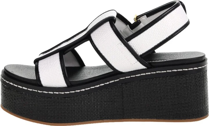Swell Raffia Platform Wedge Sandal - Image 5