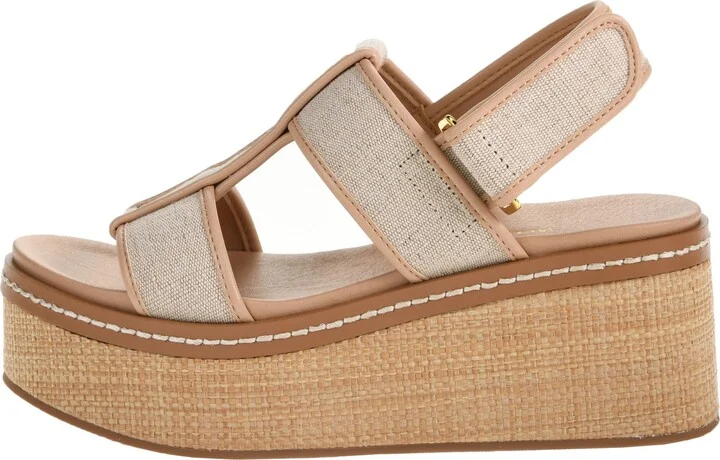 Swell Raffia Platform Wedge Sandal - Image 11