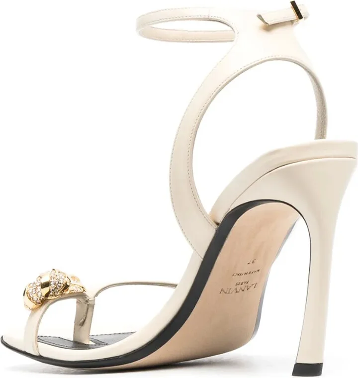 Swing 105mm embellished leather sandals - Image 3