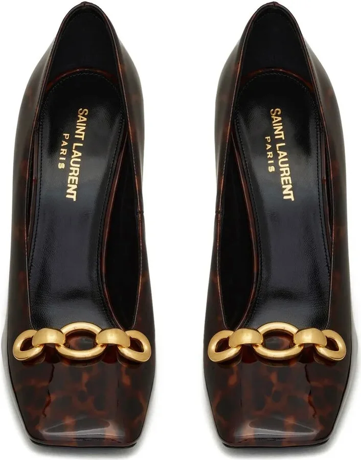 Swing 110mm tortoiseshell pumps - Image 3