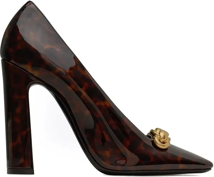 Swing 110mm tortoiseshell pumps