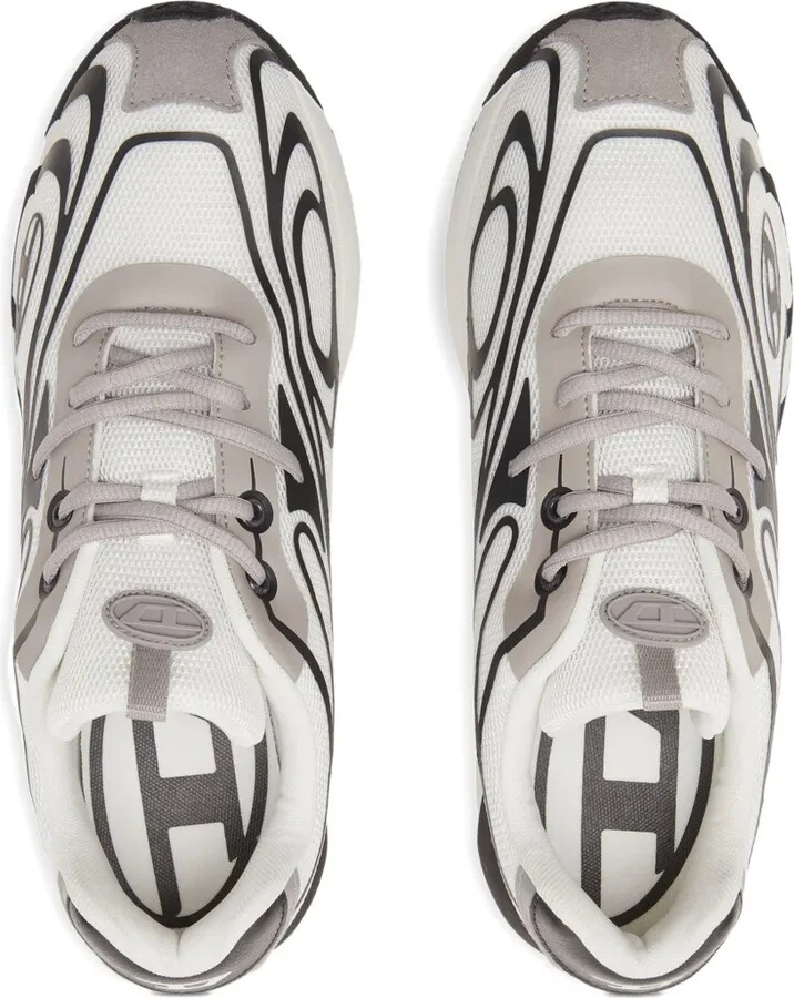 Swirl-Pattern Low-Top Sneakers - Image 4