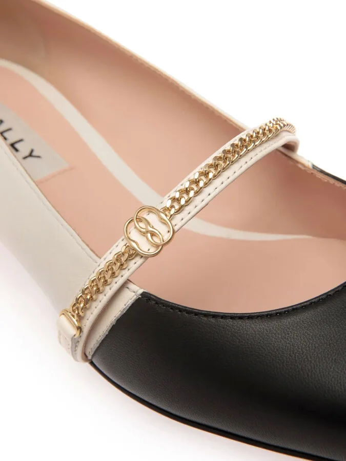Sybil 35mm leather pumps - Image 4