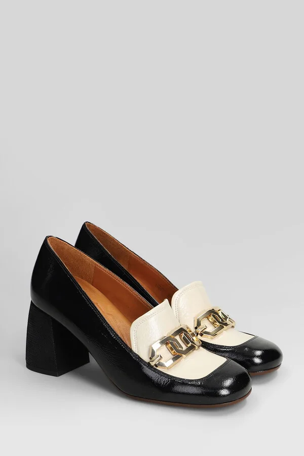Sybro Pumps In Black Leather - Image 2