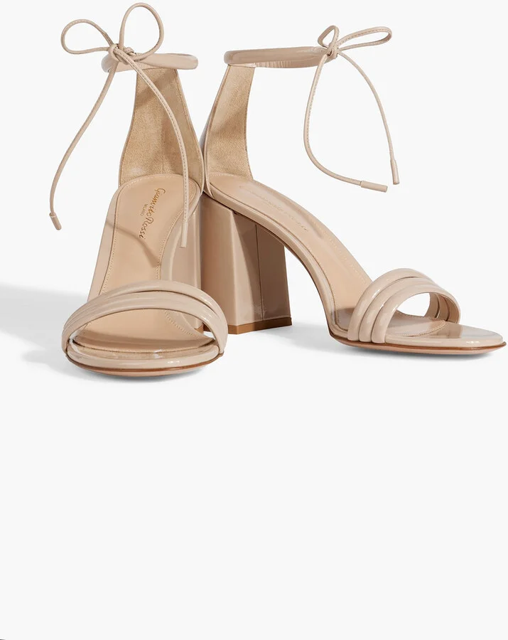 Sydney 85 patent-leather sandals - Image 2