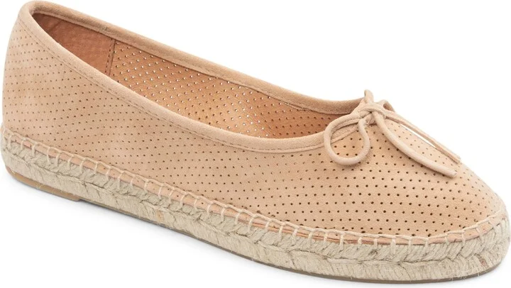 Natural Perforated Suede