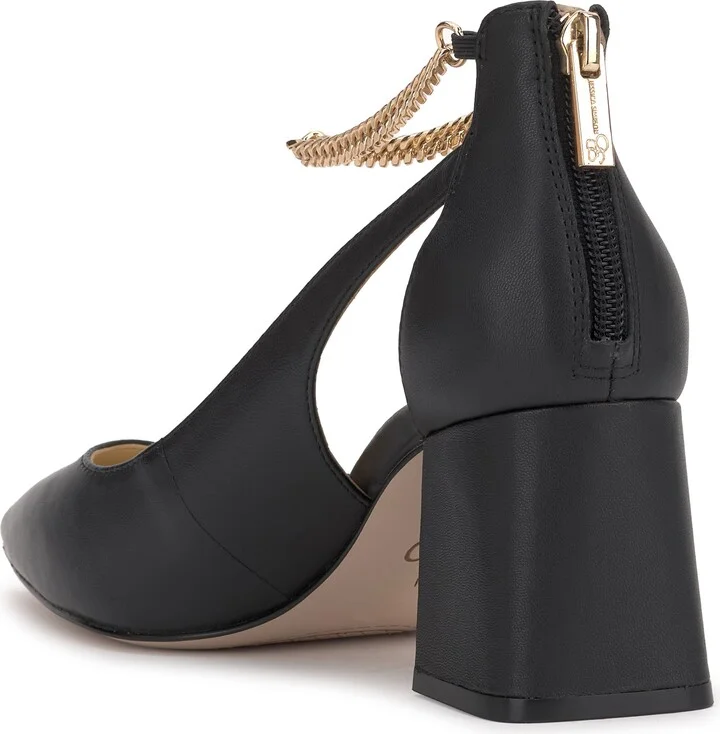 Sylan Chain Ankle Strap Pointed Toe Pump - Image 2