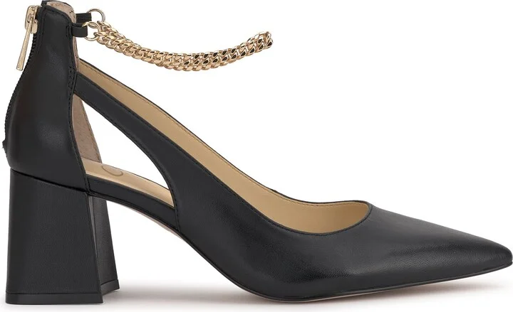 Sylan Chain Ankle Strap Pointed Toe Pump - Image 3