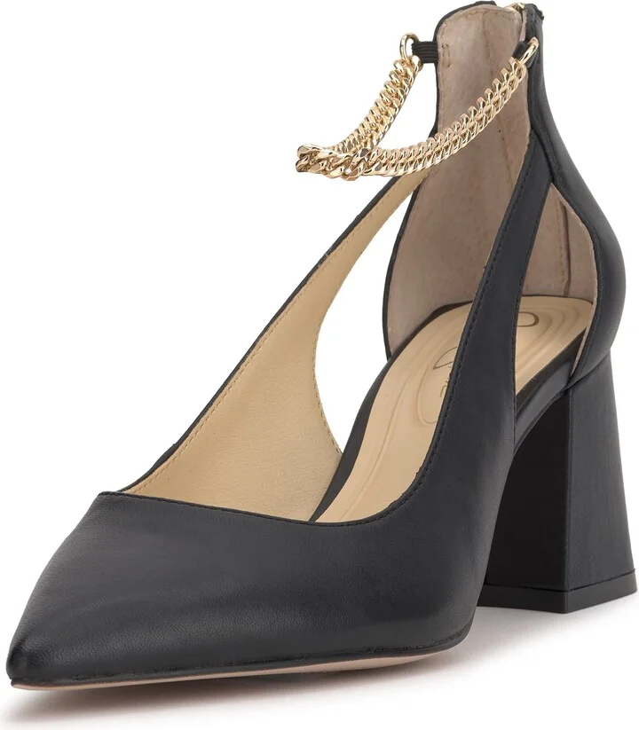 Sylan Chain Ankle Strap Pointed Toe Pump - Image 9