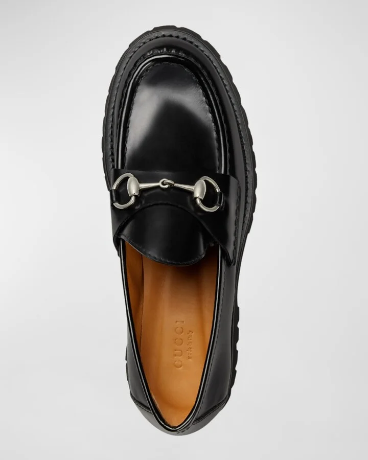 Sylke Leather Bit Loafers - Image 3