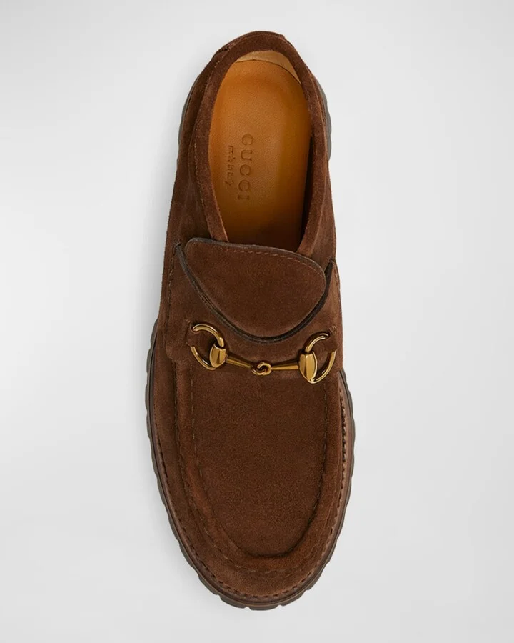 Sylke Suede Bit Moccasin Booties - Image 3