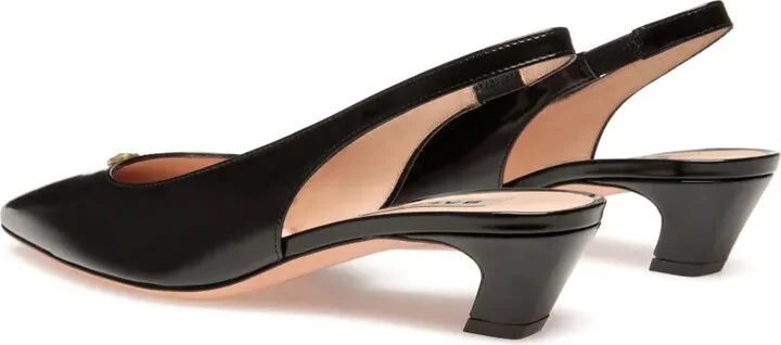 Sylt 45mm slingback leather pumps - Image 3