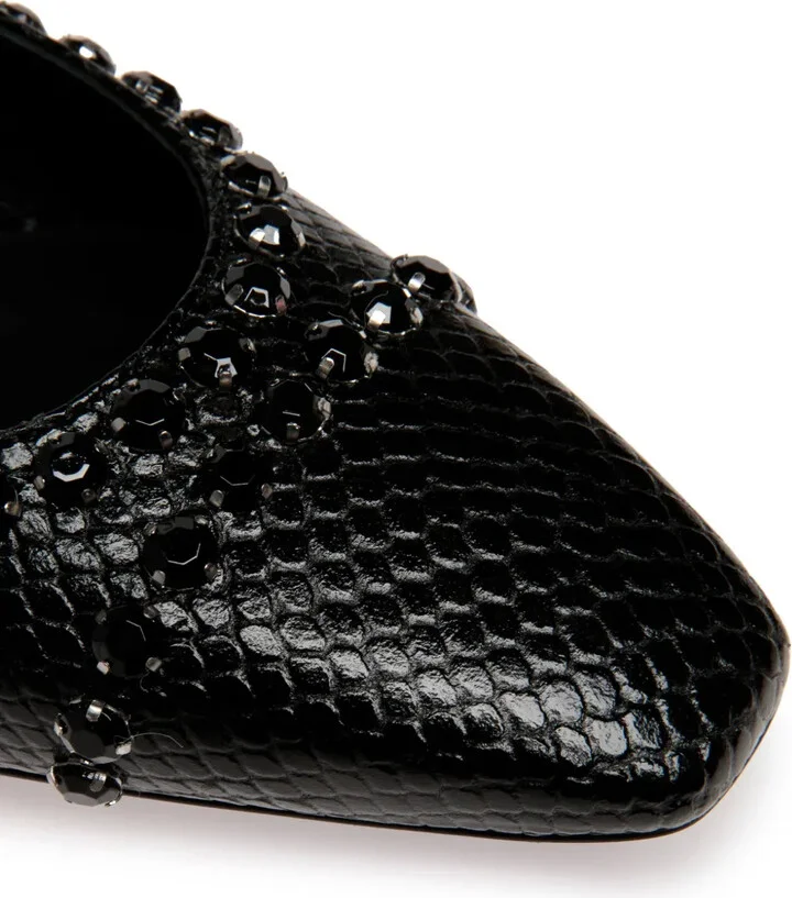 Sylt snakeskin-embossed slingback pumps - Image 4