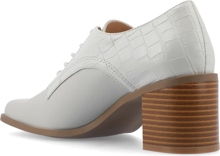 Sylvan Block Heel Derby Pump - Image 2
