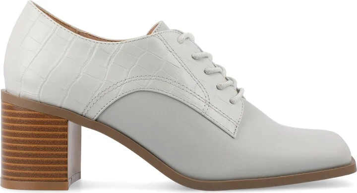 Sylvan Block Heel Derby Pump - Image 4