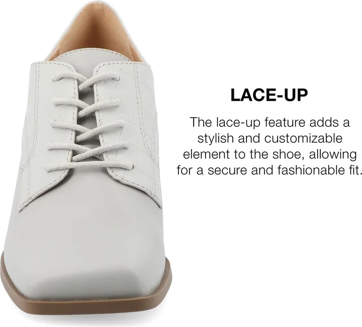 Sylvan Block Heel Derby Pump - Image 7