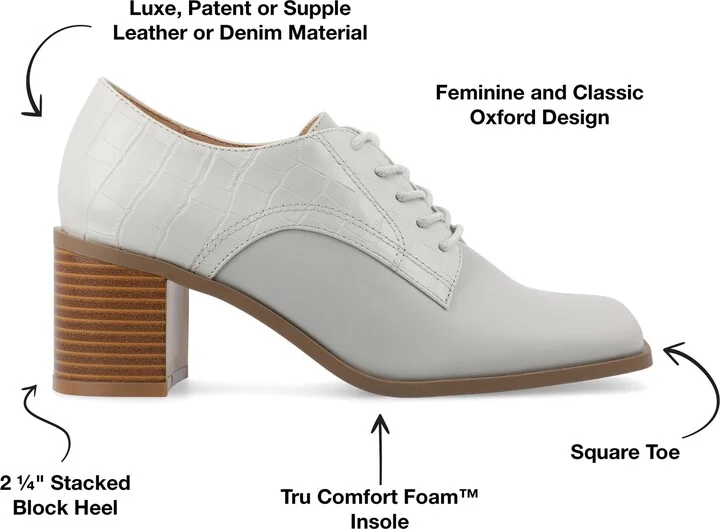 Sylvan Block Heel Derby Pump - Image 10