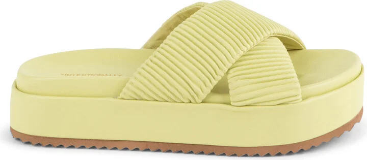 Sylvie Flatform Sandal-Green - Image 2