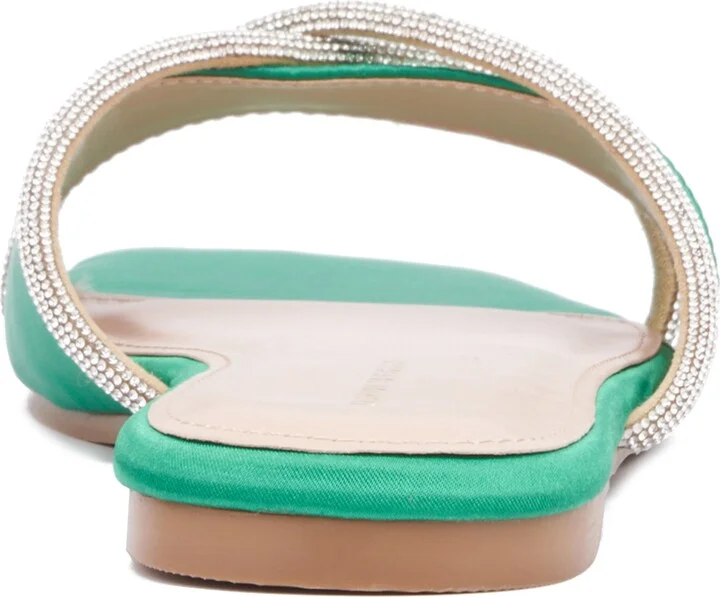 Sylvie Rhinestone Slide Sandal - Wide Width - Image 3