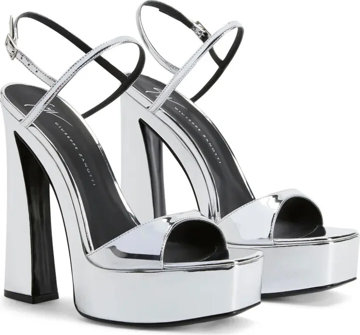 Sylvy 145mm leather sandals - Image 2
