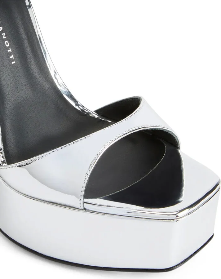 Sylvy 145mm leather sandals - Image 4