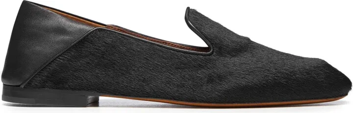 Symphony leather flat slippers