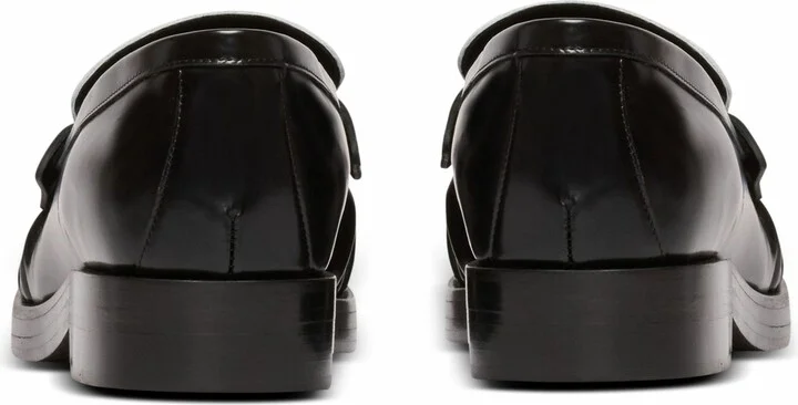 Sync Glazed Leather Loafers - Image 3