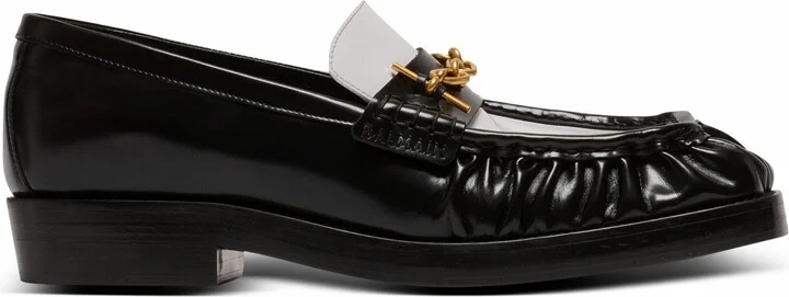 Sync Glazed Leather Loafers - Image 4